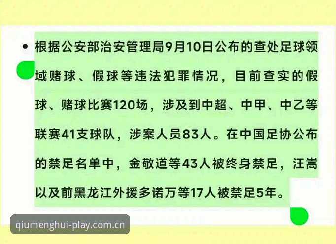 中国足协第三批禁足名单最新动态：17人终身禁赛，48人面临5年或以下处罚